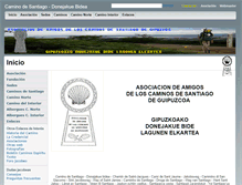 Tablet Screenshot of caminosnorte.org